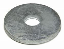 Washer M12x30 O/D Mild Steel Heavy Duty5mm Thick. Bright Zinc Plated.