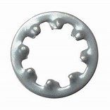 Washer M8 Mild Steel Internal Shakeproof Bright Zinc Plated DIN 6797